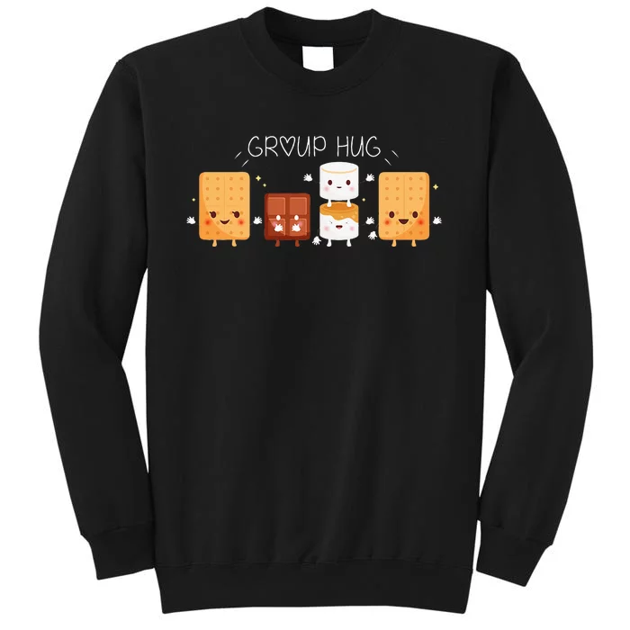 Smores Group Hug Camping Marshmallow Smores Sweatshirt