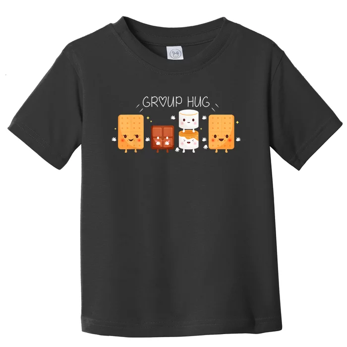 Smores Group Hug Camping Campfire Marshmallow Smores Toddler T-Shirt