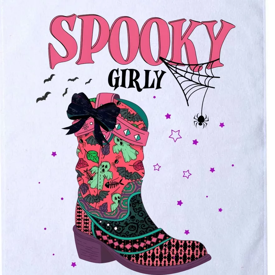 Spooky Girly Halloween Ghost Ghoul Platinum Collection Golf Towel