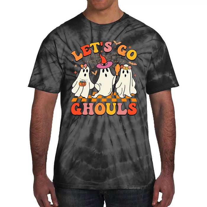 Spooky Ghostly Halloween Adventure Tie-Dye T-Shirt