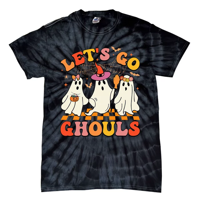 Spooky Ghostly Halloween Adventure Tie-Dye T-Shirt