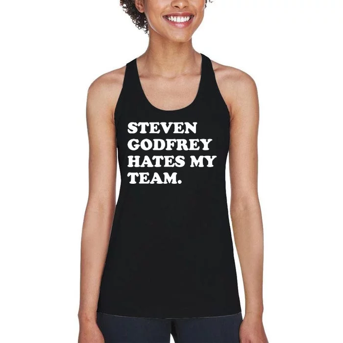 Steven Godfrey Hates My Team Women's Racerback Tank