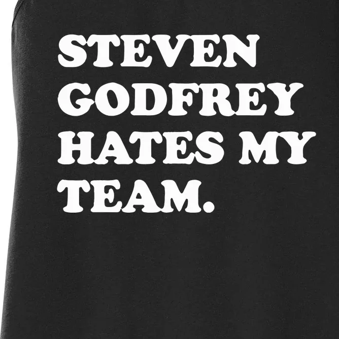 Steven Godfrey Hates My Team Women's Racerback Tank