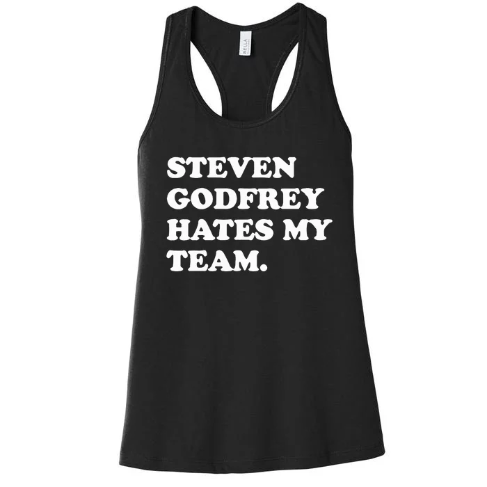 Steven Godfrey Hates My Team Women's Racerback Tank