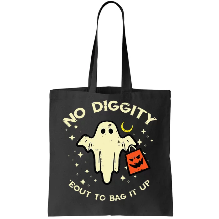 Spooky Ghostly Halloween Costume Tote Bag