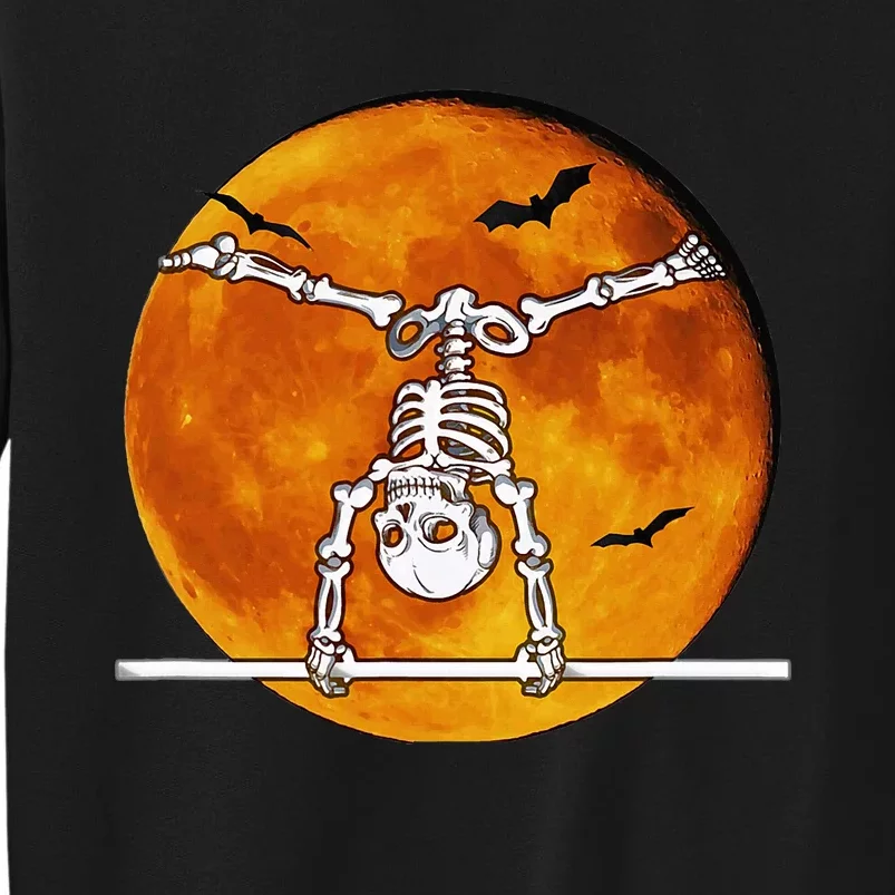 Skeleton Gymnastics Halloween Horizontal Bar Sweatshirt