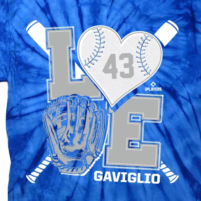 Sam Gaviglio Is Love Toronto Baseball Fan Valentines Day Gift Tie-Dye T-Shirt