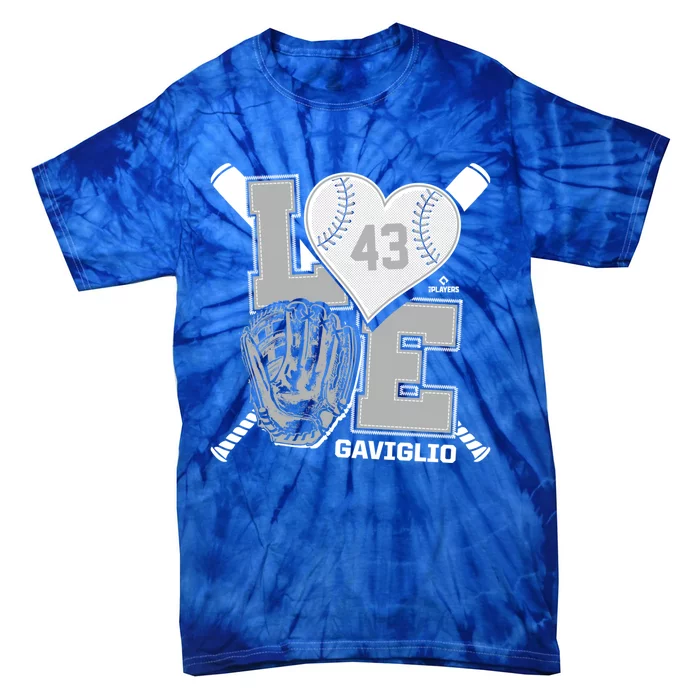 Sam Gaviglio Is Love Toronto Baseball Fan Valentines Day Gift Tie-Dye T-Shirt