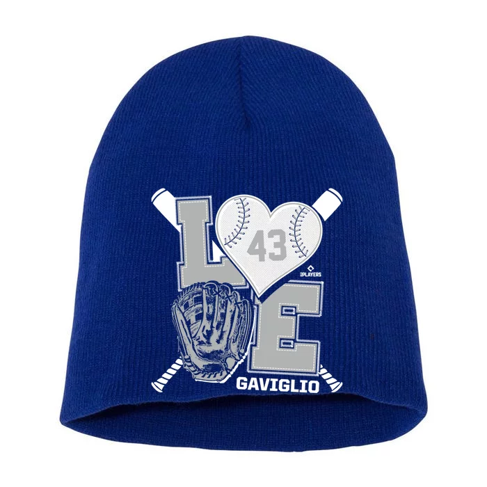 Sam Gaviglio Is Love Toronto Baseball Fan Valentines Day Gift Short Acrylic Beanie