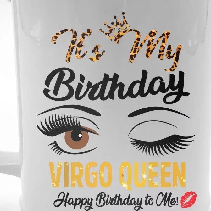 September Girl Its My Birthday Virgo Queen Bday Front & Back Beer Stein