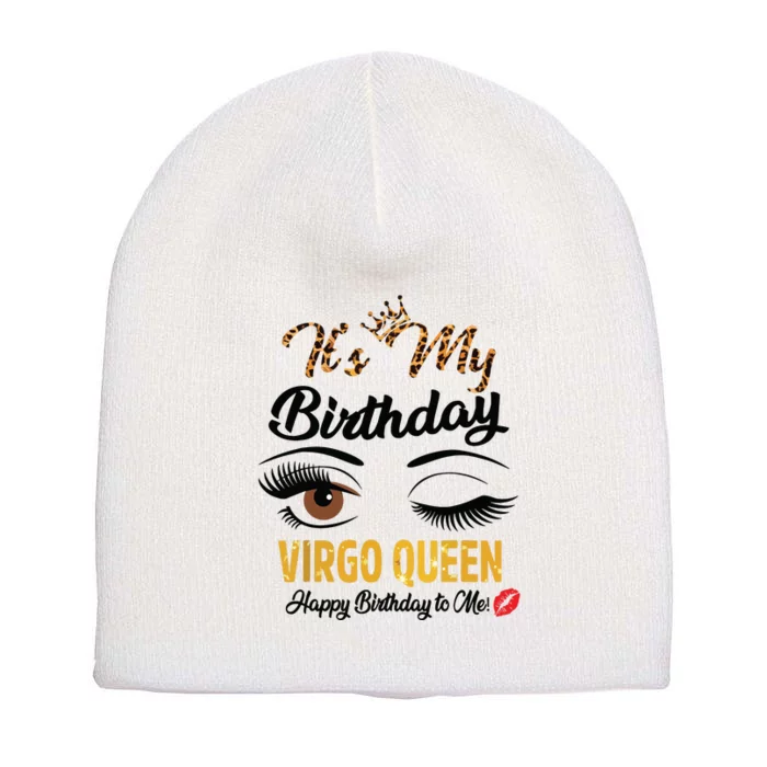 September Girl Its My Birthday Virgo Queen Bday Short Acrylic Beanie