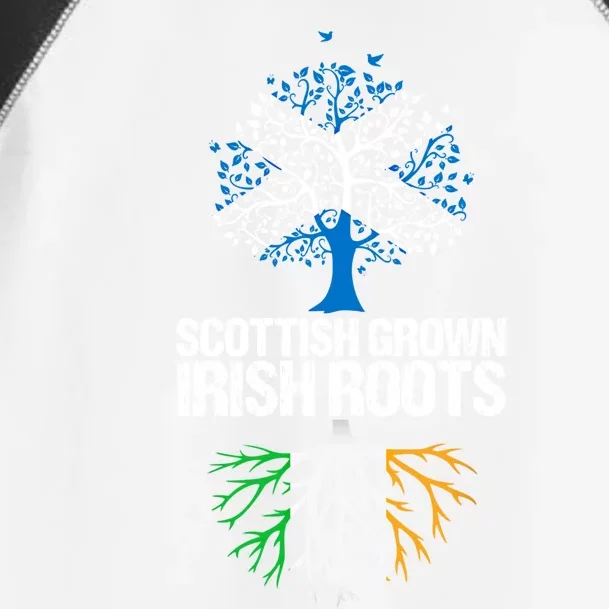 Scottish Grown Irish Roots Scotland Ireland Gift Toddler Fine Jersey T-Shirt