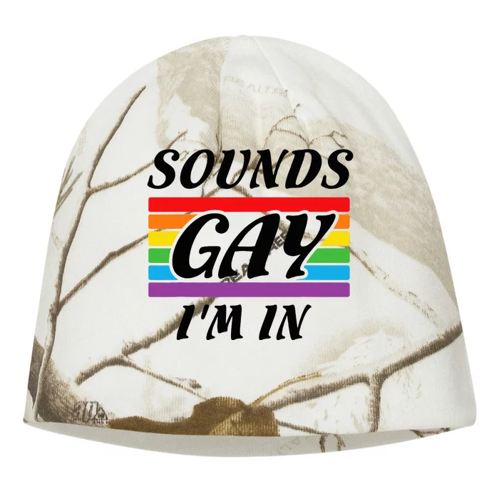 Sounds G.A.Y I Am Here Lgbt Kati - Camo Knit Beanie