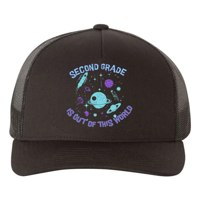 Second Grade Is Out Of This World Space Yupoong Adult 5-Panel Trucker Hat