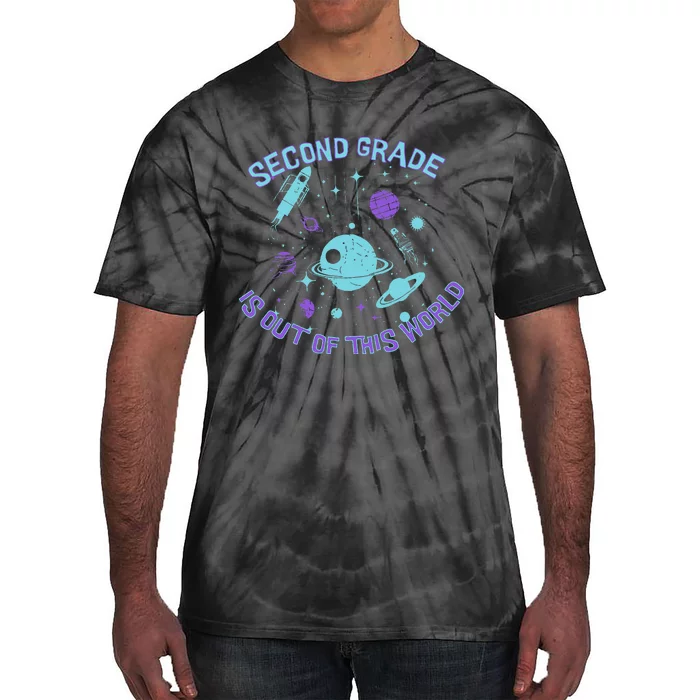 Second Grade Is Out Of This World Space Tie-Dye T-Shirt