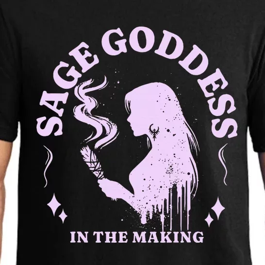 Sage Goddess In The Making Spiritual Energy Holistic Vibes Pajama Set