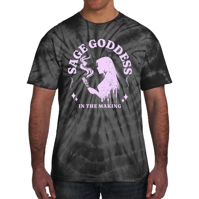 Sage Goddess In The Making Spiritual Energy Holistic Vibes Tie-Dye T-Shirt