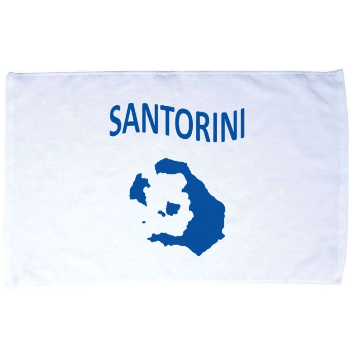 Santorini Greek Island Greece Mediterranean Travelers Travel Microfiber Hand Towel