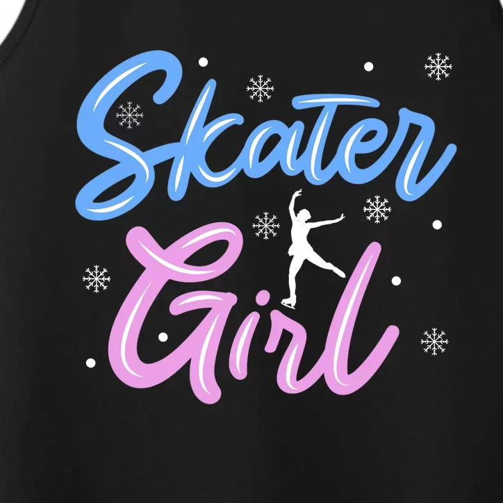 Skater Girl Ice Skating Performance Tank