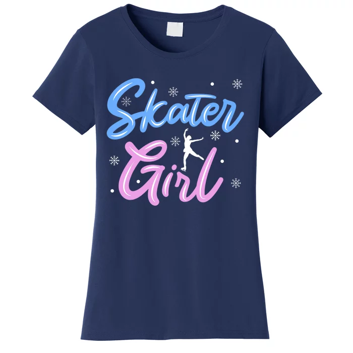 Skater Girl Ice Skating Women's T-Shirt