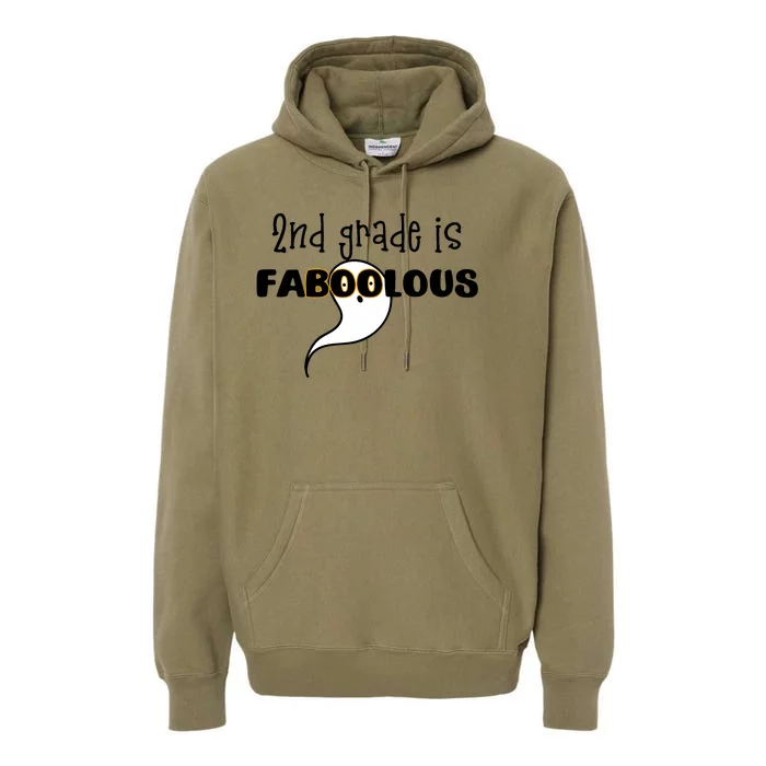 Second Grade Is Faboolous Halloween Fab Meme Pun Premium Hoodie