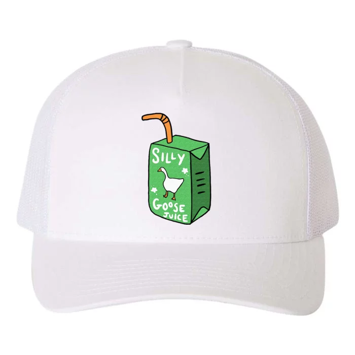 Silly Goose Juice Funny Goose Meme Bird Lover Yupoong Adult 5-Panel Trucker Hat