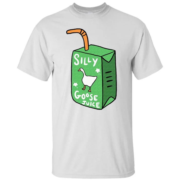 Silly Goose Juice Funny Goose Meme Bird Lover Tall T-Shirt