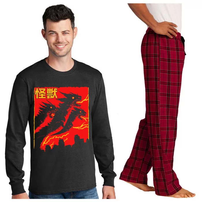 Shadow Ghidorah Japanese Long Sleeve Pajama Set