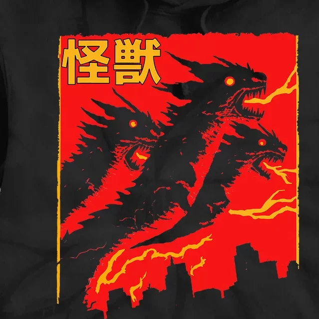 Shadow Ghidorah Japanese Tie Dye Hoodie