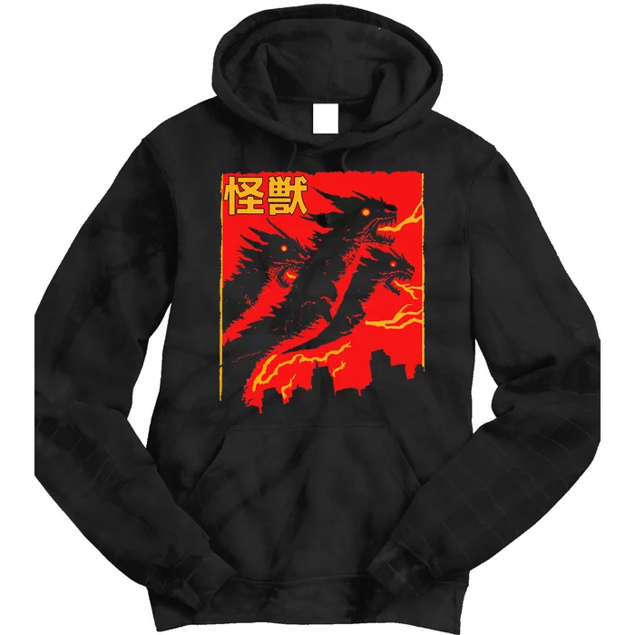 Shadow Ghidorah Japanese Tie Dye Hoodie