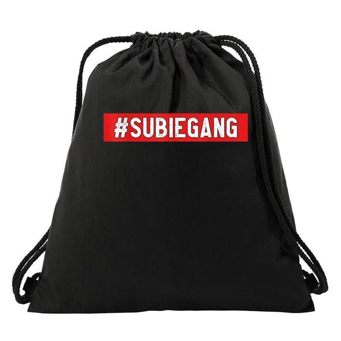 Subie Gang Jdm Car Lover Drawstring Bag