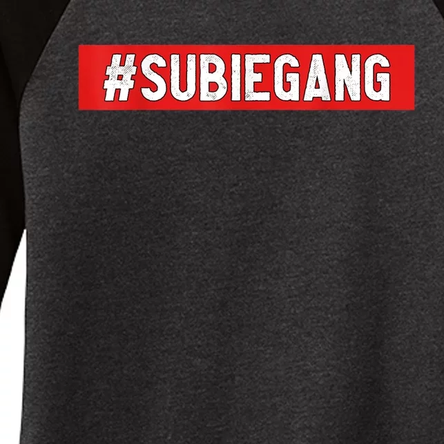 Subie Gang Jdm Car Lover Women's Tri-Blend 3/4-Sleeve Raglan Shirt