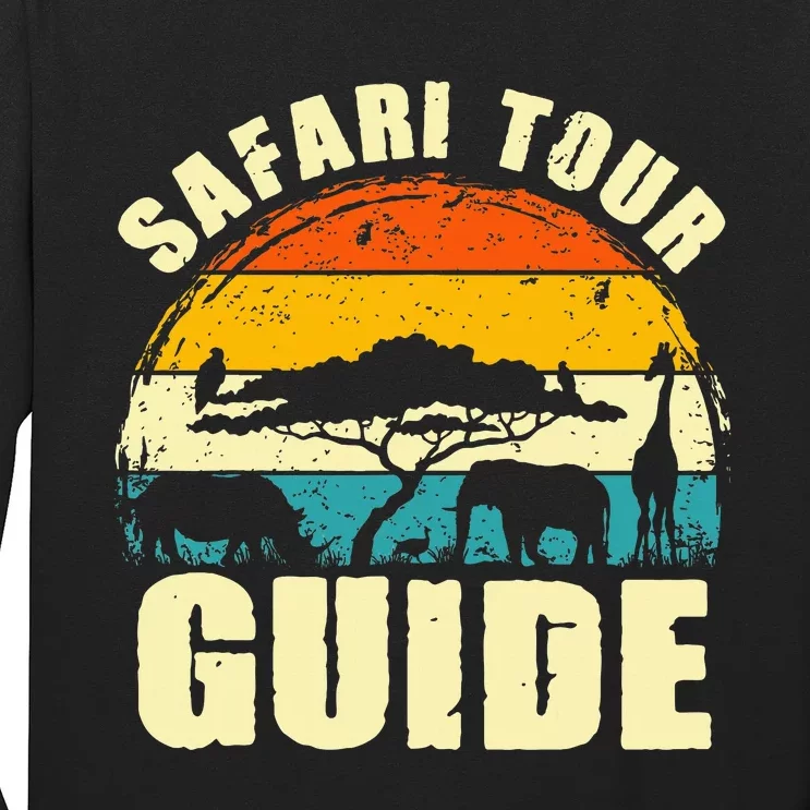 Safari Guide Kenya Tanzania Namibia Animal Gift Long Sleeve Shirt