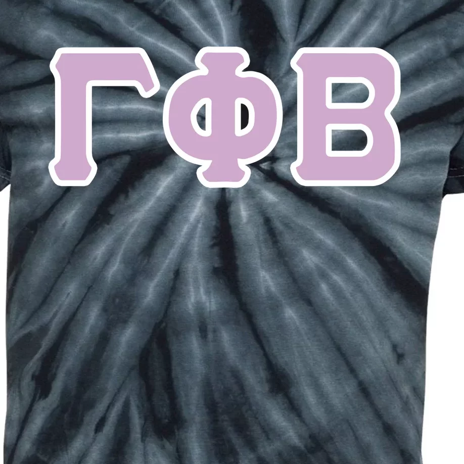 Sorority Greek Letter Kids Tie-Dye T-Shirt