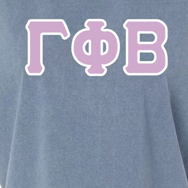 Sorority Greek Letter Garment-Dyed Women's Muscle Tee