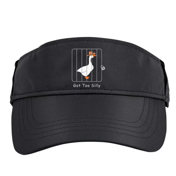 Silly Goose Lover Mugshot Meme Got Too Silly Adult Drive Performance Visor