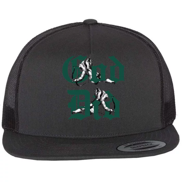 Streetwear God Loser Lover Matching Oxidized Green Flat Bill Trucker Hat