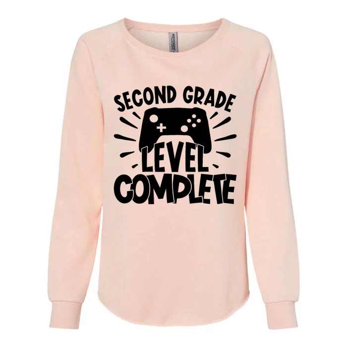 Second Grade Level Complete Last Day Of School Graduate Womens California Wash Sweatshirt