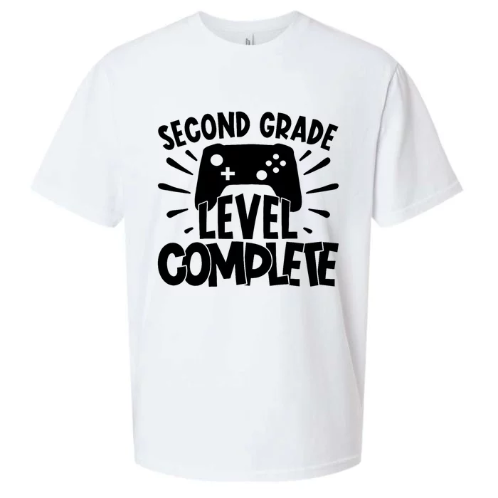 Second Grade Level Complete Last Day Of School Graduate Sueded Cloud Jersey T-Shirt