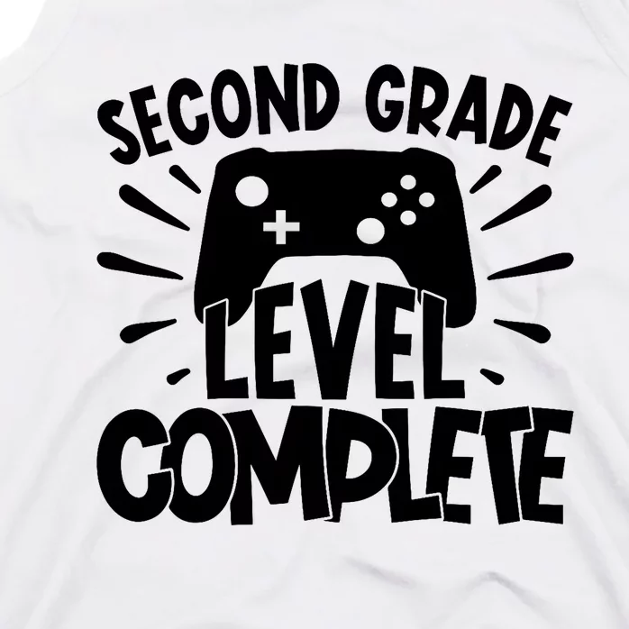 Second Grade Level Complete Last Day Of School Graduate Tank Top