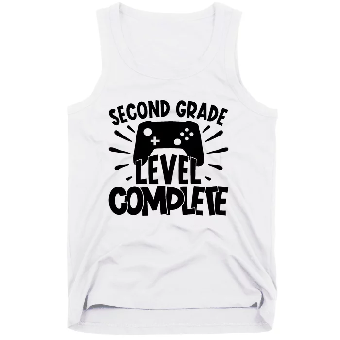 Second Grade Level Complete Last Day Of School Graduate Tank Top