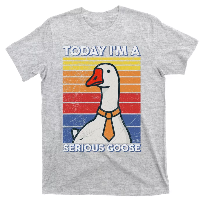 Serious Goose Lover Funny Goose Design T-Shirt