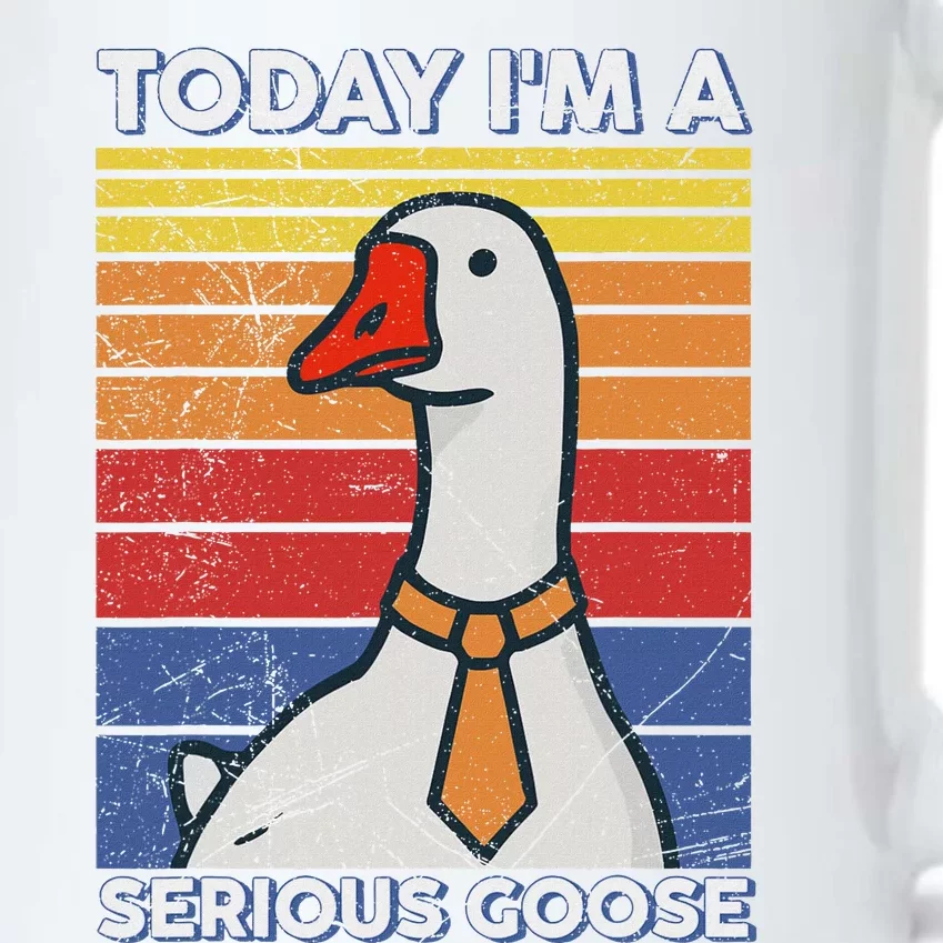 Serious Goose Lover Funny Goose Design Black Color Changing Mug