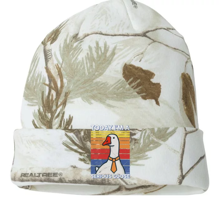 Serious Goose Lover Funny Goose Design Kati - 12in Camo Beanie