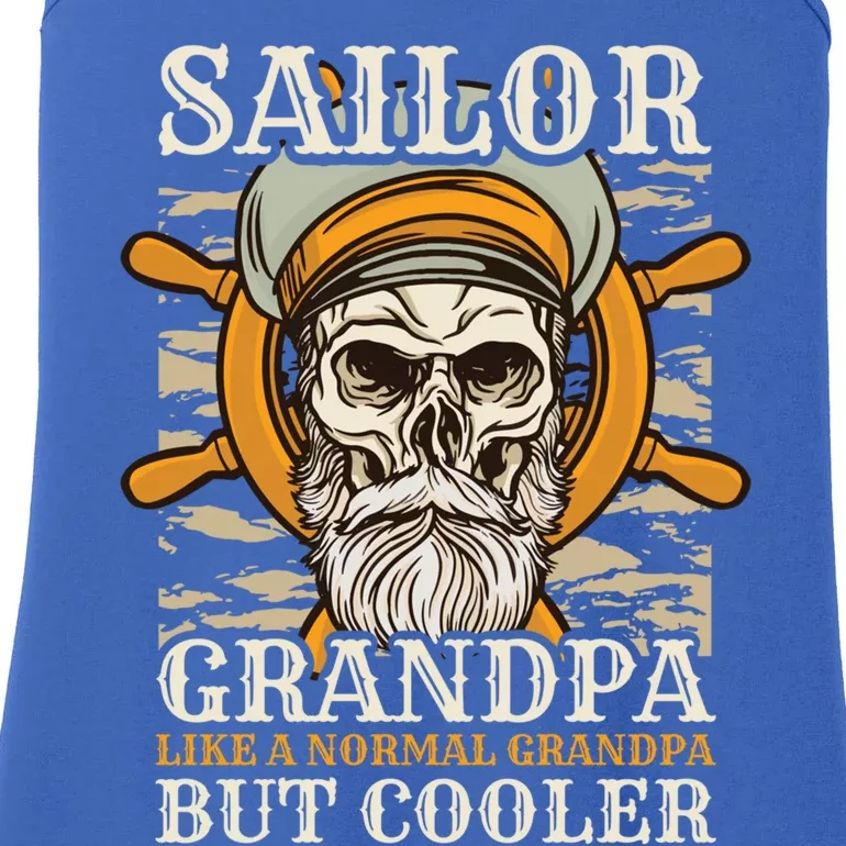 Sailor Grandpa Like A Normal Grandpa But Cooler Gift Ladies Essential Tank