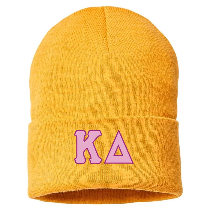 Sorority Greek Letter Sustainable Knit Beanie