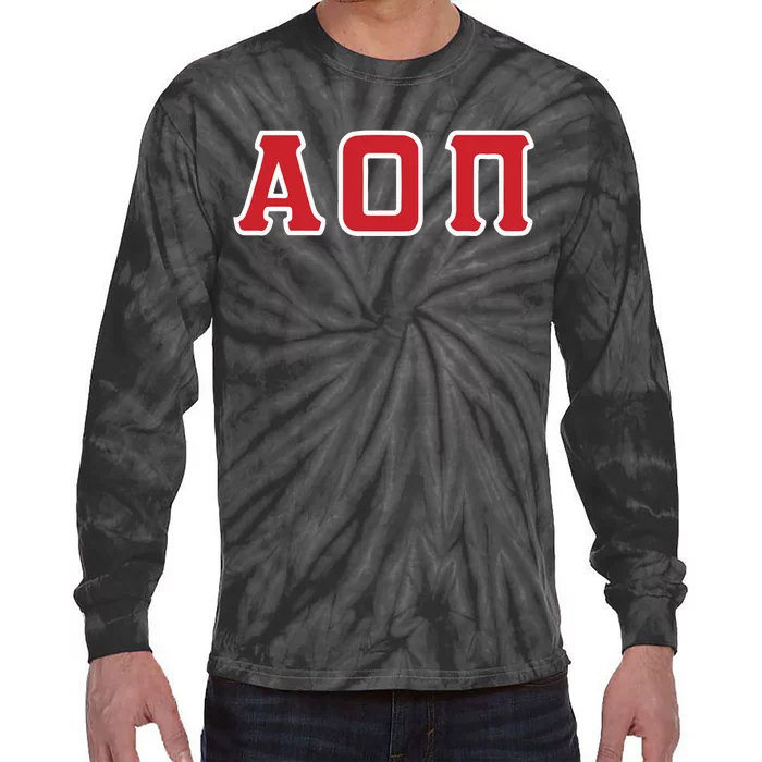 Sorority Greek Letter Tie-Dye Long Sleeve Shirt