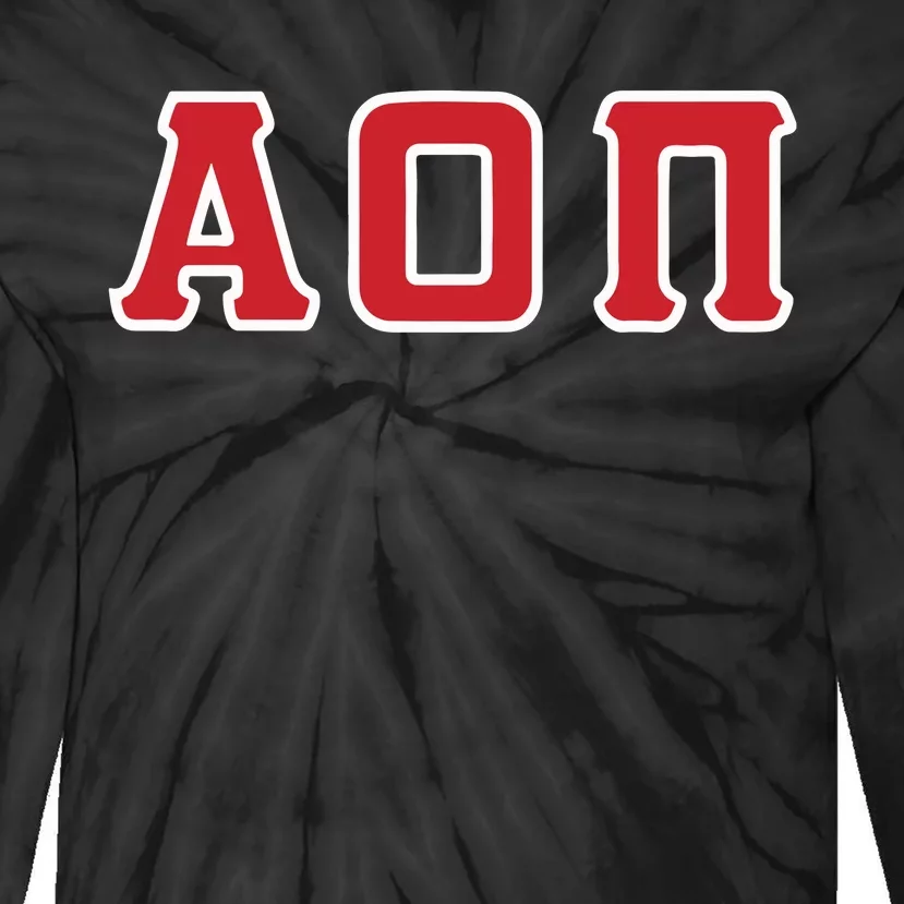 Sorority Greek Letter Tie-Dye Long Sleeve Shirt