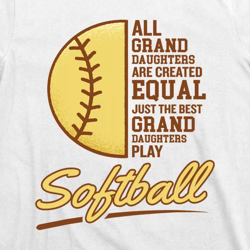 Thats My Granddaughter Out There Softball t-shirt by To-Tee