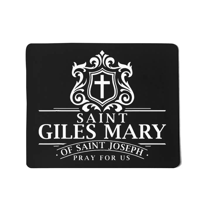 Saint Giles Mary of St Joseph Catholic Patron Job Search Mousepad